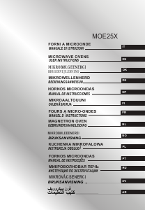 Manuale Smeg MOE25X Microonde