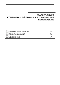Brugsanvisning Smeg WDF147X Vaske-tørremaskine