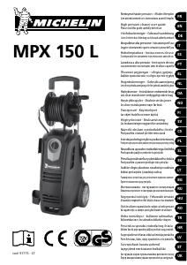 Instrukcja Michelin MPX 150 L Myjka ciśnieniowa