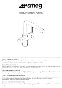 Manuale Smeg MAP99CR Rubinetto