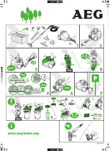 Manual de uso AEG ACC5110 Aspirador