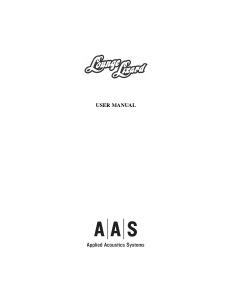 Manual AAS Lounge Lizard EP-4