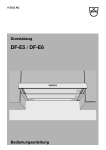 Bedienungsanleitung V-ZUG DF-E Dunstabzugshaube