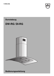 Bedienungsanleitung V-ZUG DI RG Dunstabzugshaube