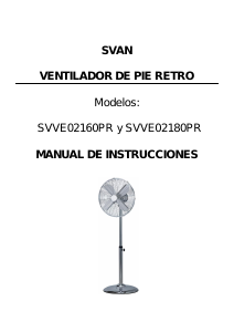 Manual Svan SVVE02160PR Fan