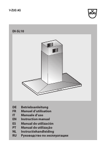 Manual V-ZUG DI-SL10 Cooker Hood