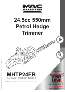 Manual MacAllister MHTP24EB Hedgecutter