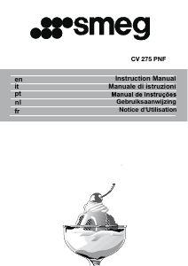 Manuale Smeg CV275PNF Congelatore