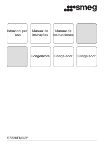 Manuale Smeg S7220FND2P Congelatore