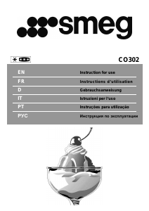 Manual Smeg CO302 Freezer