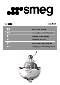 Manuale Smeg CO232 Congelatore