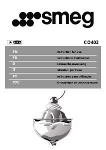 Manuale Smeg CO402 Congelatore