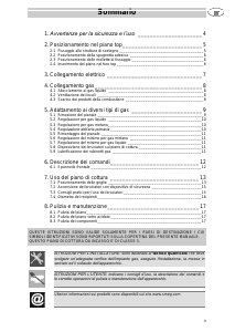 Manuale Smeg PVS750 Piano cottura