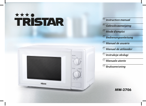 Manual de uso Tristar MW-2706 Microondas