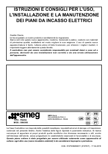 Manuale Smeg SE435S Piano cottura