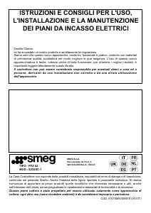 Manuale Smeg S232XC-1 Piano cottura