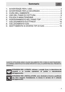 Manuale Smeg SR764PX Piano cottura