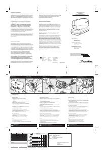 Manual de uso Swingline High Capacity Grapadora