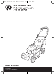 Manual JCB 46S Combi Lawn Mower