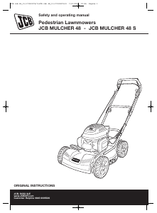 Manual JCB Mulcher 48 S Lawn Mower