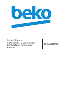 Manual BEKO BLSA922M3S Refrigerator