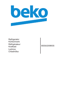Bedienungsanleitung BEKO BSSA200M3S Kühlschrank