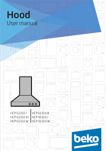 Manuale BEKO HCP61310IH Cappa da cucina