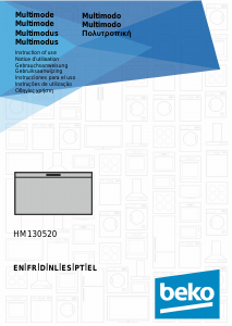 Manual de uso BEKO HM130520 Congelador