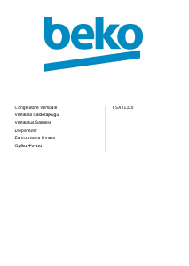 Manuale BEKO FSA21320 Congelatore