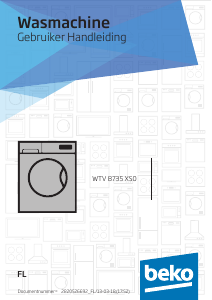 Handleiding BEKO WTV 8735 XS0 Wasmachine