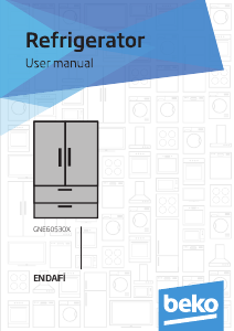 Manuale BEKO GNE60530X Frigorifero-congelatore