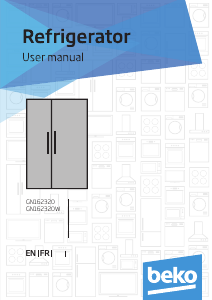 Manual BEKO GN162330X Fridge-Freezer