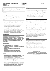 Handleiding Profile PCF-209 Schakelklok