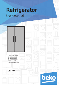 Manual BEKO GN 162531 ZFX Combina frigorifica