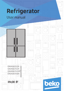 Manual BEKO GN1416231ZXP Combina frigorifica