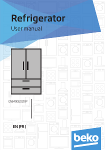 Manual BEKO GNE490E20DZXP Fridge-Freezer