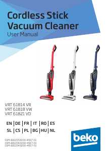 Manual BEKO VRT 61818 VW Vacuum Cleaner