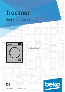 Bedienungsanleitung BEKO DS8433GA0 Trockner