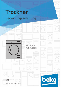 Bedienungsanleitung BEKO DC 7130 N Trockner