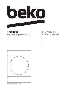 Bedienungsanleitung BEKO WDPS 72051 W3 Trockner