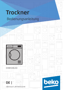 Bedienungsanleitung BEKO DH8534GX0 Trockner