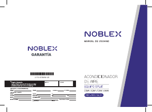 Manual de uso Noblex NBX32H18NI Aire acondicionado