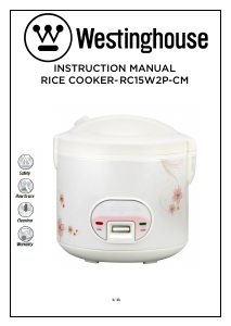 Manual Westinghouse RC15W2P-CM Rice Cooker