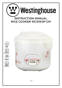 Bruksanvisning Westinghouse RC15W2P-CM Riskokare