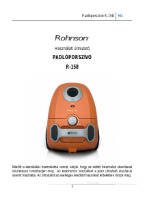 Használati útmutató Rohnson R-158 Porszívó