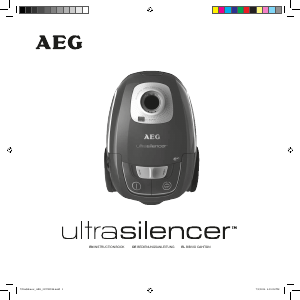 Manual AEG UltraSilencer USENERGY Vacuum Cleaner