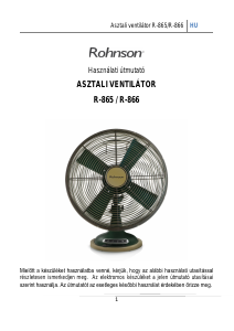 Használati útmutató Rohnson R-866 Ventilátor
