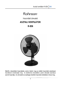 Használati útmutató Rohnson R-836 Ventilátor