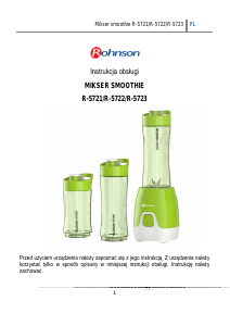 Instrukcja Rohnson R-5722 Blender