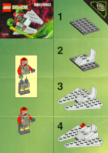 Bedienungsanleitung Lego set 6902 UFO Raumflugzeug